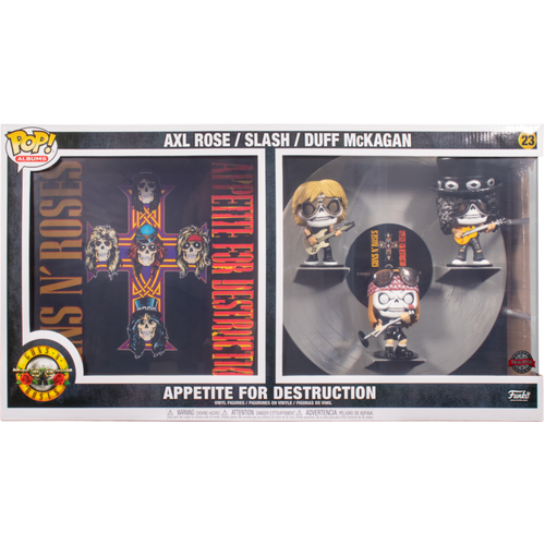 Guns N' Roses - Appetite for Destruction US Exclusive #23 Pop! Album Deluxe 4-pack