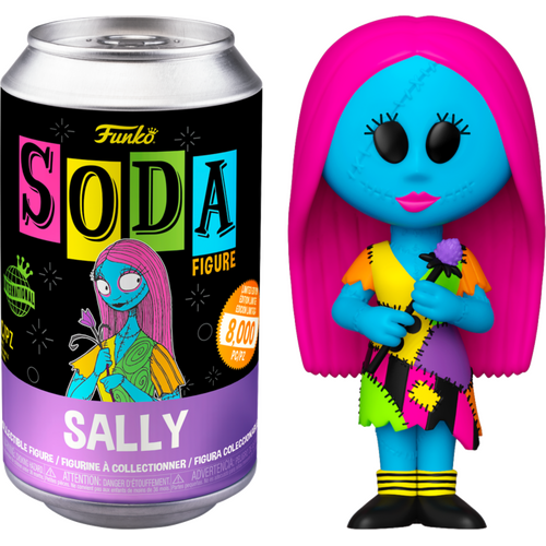 The Nightmare Before Christmas - Sally Black Light (with chase) Vinyl Soda