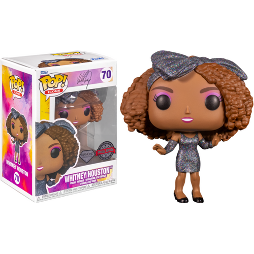Whitney Houston - How Will I Know US Exclusive Diamond Glitter #70 Pop! Vinyl