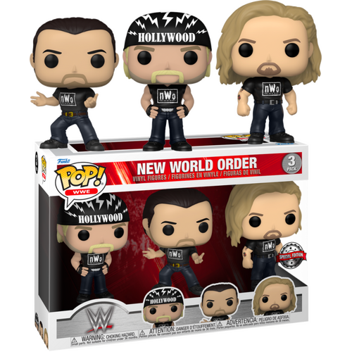 WWE - NWO US Exclusive Pop! 3-Pack