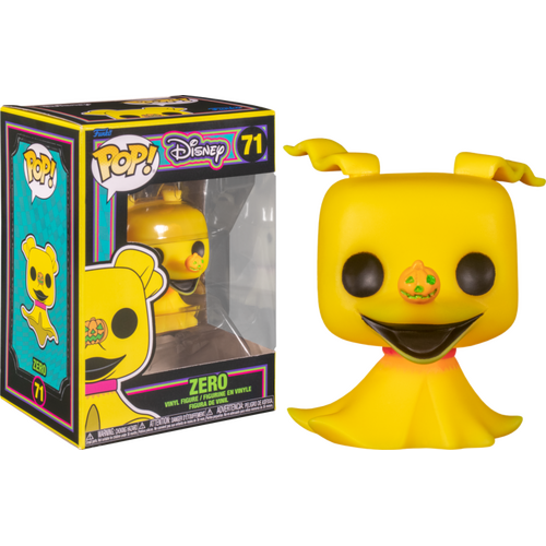 The Nightmare Before Christmas - Zero Black Light #71 Pop! Vinyl