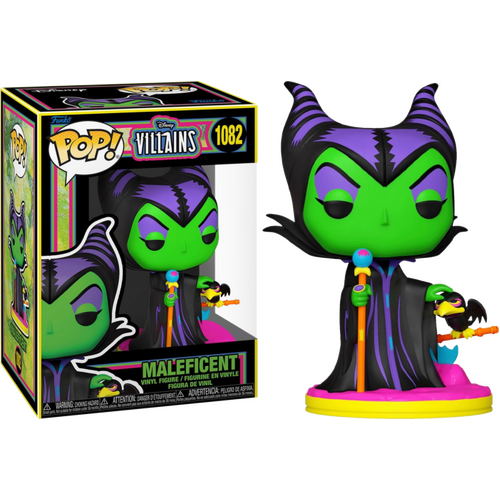Disney Villains - Maleficent Black Light US Exclusive #1082 Pop! Vinyl
