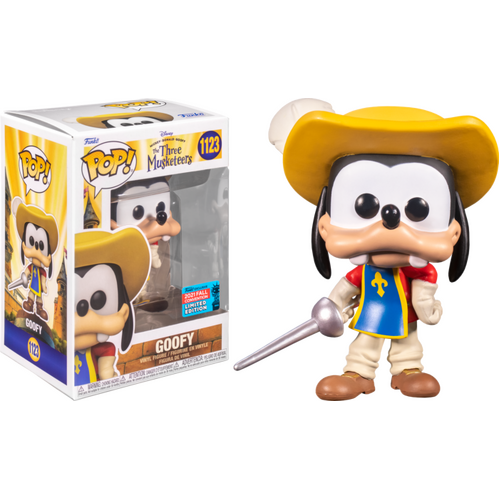 Disney's The Three Musketeers - Goofy NYCC 2021 US Exclusive #1123 Pop! Vinyl