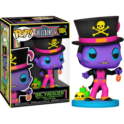 Disney Villains - Doctor Facilier Black Light US Exclusive #1084 Pop! Vinyl