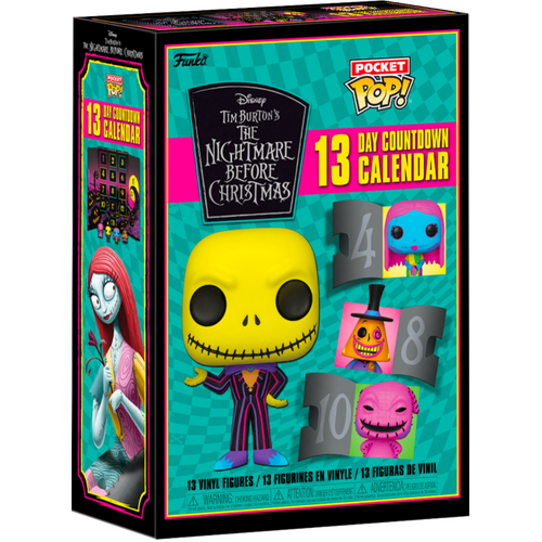 The Nightmare Before Christmas - 13 Day Black Light Countdown Calendar