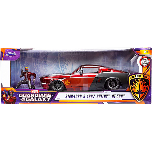 Guardians of the Galaxy (comics) - Star-Lord & 1967 Ford Mustang 1:24 Scale