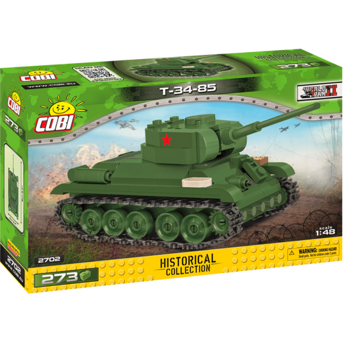 World War II - T-34-85 Tank (273 pieces)