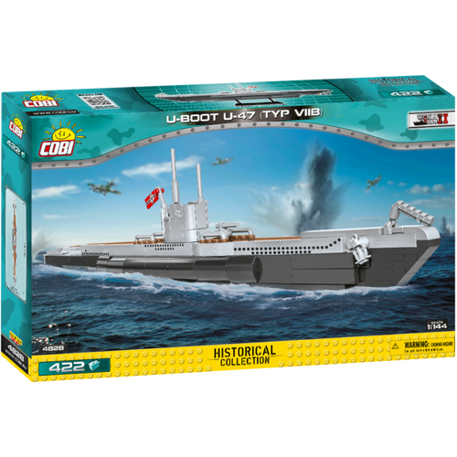 World War II - U-Boat U-47 VIIB (422 pieces)