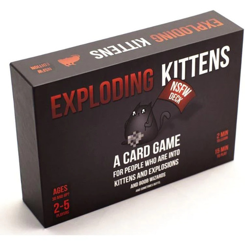 Exploding Kittens NSFW Edition adult card game