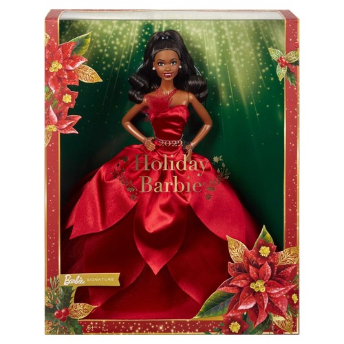 Barbie Signature 2022 Holiday Barbie, Black Hair HBY04