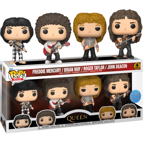 Queen - US Exclusive 4-Pack Pop! Vinyl