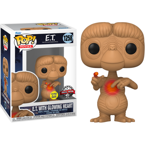 E.T. the Extra-Terrestrial - E.T. Glow Heart US Exclusive #1258 Pop! Vinyl