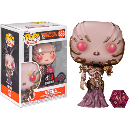 Dungeons & Dragons - Vecna Metallic US Exclusive #853 Pop! Vinyl & Dice