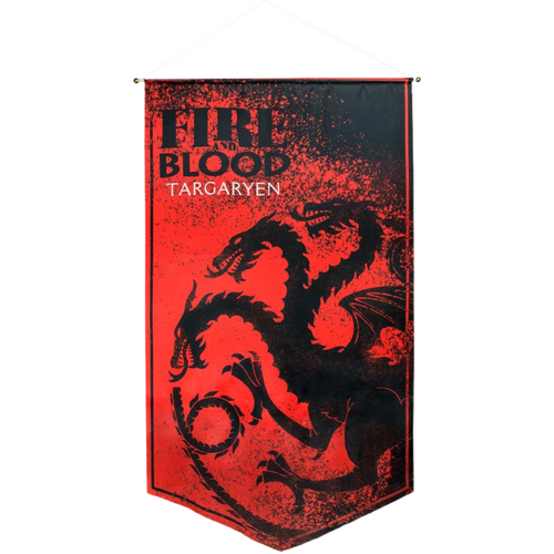 A Game of Thrones - Targaryan Satin Banner