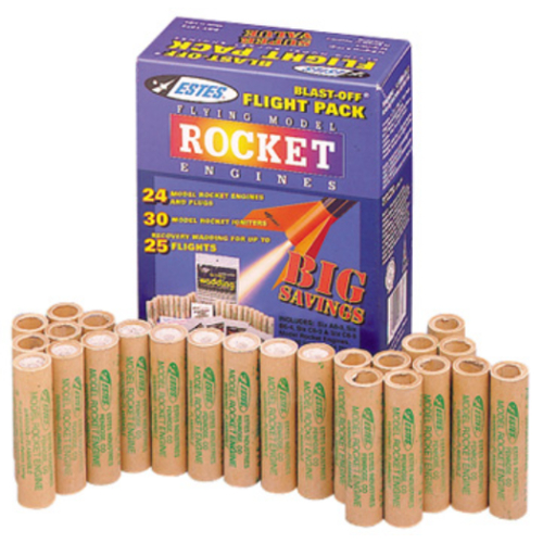 ESTES BULK BLAST-OFF FLIGHT PACK (24 PK) (UN0432 1.4S DG) [1672]
