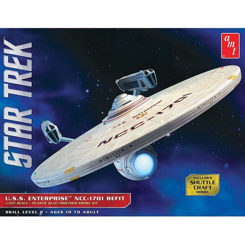 AMT 1/537 Star Trek USS Enterprise Refit plastic model kit