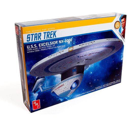 AMT1257M AMT 1/1000 Star Trek U.S.S. Excelsior Plastic model kit