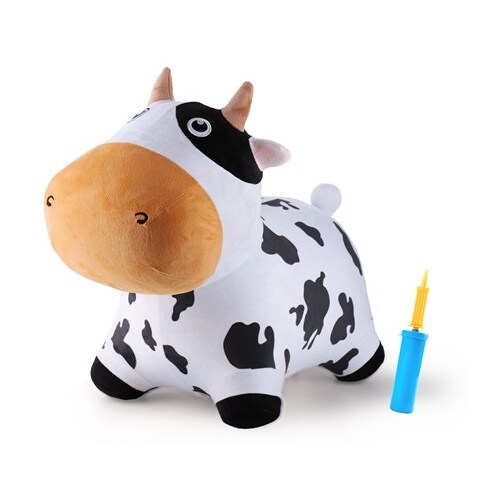 Bouncy Pals - Bouncy Cow Kids ride on toy with pump!