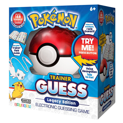 Pokemon Trainer Guess Legacy Edition board game