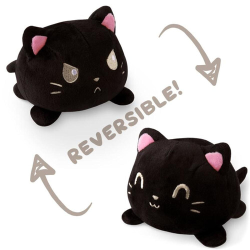 Reversible Plushie - Black Cat