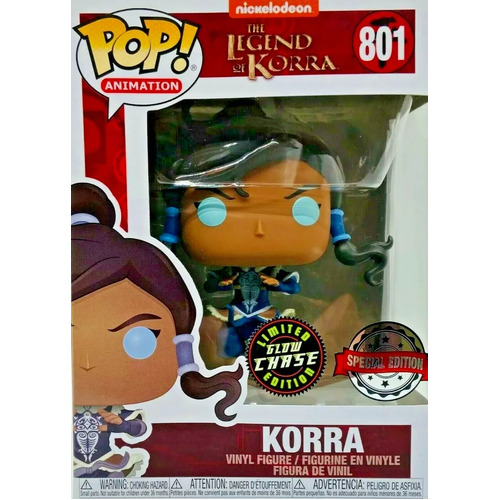 GLOW CHASE - The Legend of Korra - Korra in Avatar State #801 Pop! Vinyl Figure