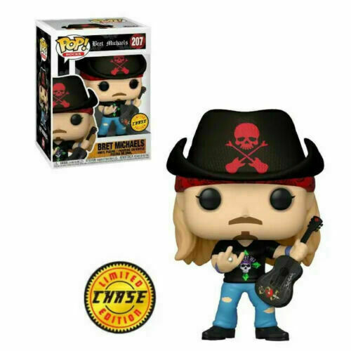 BRET MICHAELS CHASE 3.75" POP ROCKS VINYL FIGURE FUNKO 207