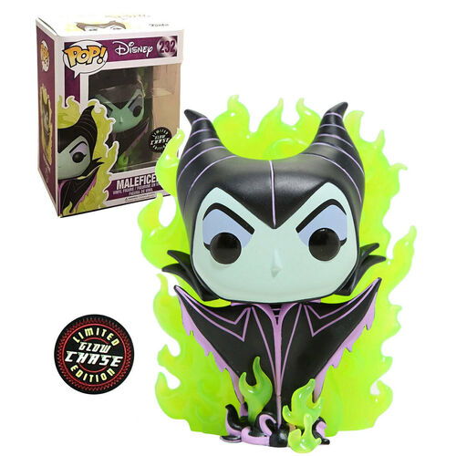 Funko POP! Disney #232 Maleficent (Flames) - Glow, Limited Edition Chase