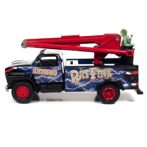 1:34 Scale 1990 Ford Rat Fink Bucket Truck Diecast Model AW296
