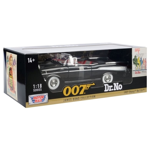 MX79831 1:18 1957 Chevy Bel Air "Dr No" James Bond