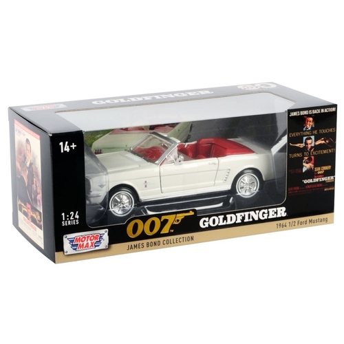 MX79852 1:24 1964 1/2 Convertible Ford Mustang "Gold Finger" James Bond