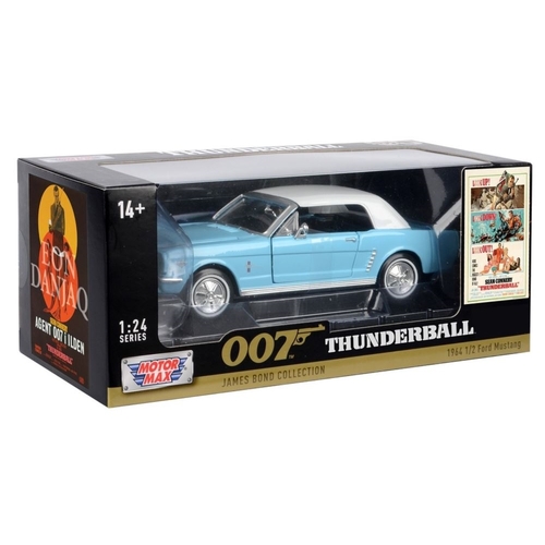 MX79855 1:24 1964 1/2 Ford Mustang Hard Top "Thunderball" James Bond