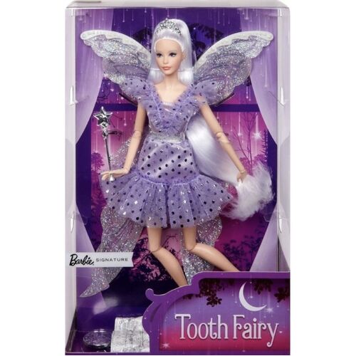 Barbie HBY16 Tooth Fairy Doll with Wand & Fairy Wings