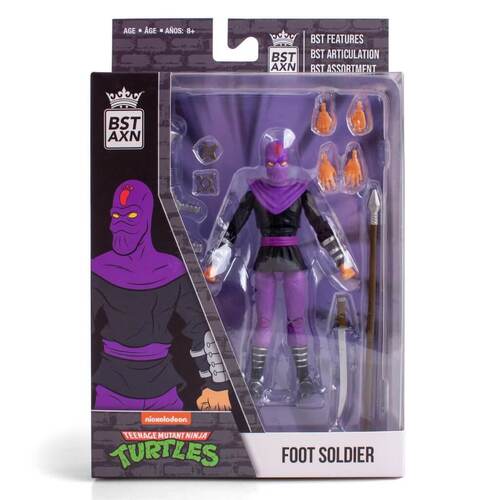 Loyal subjects TEENAGE MUTANT NINJA TURTLES Foot Soldier BST AXN 5" Action Figure