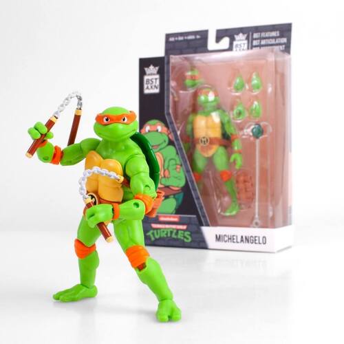 Loyal subjects TEENAGE MUTANT NINJA TURTLES Michelangelo BST AXN 5" Action Figure