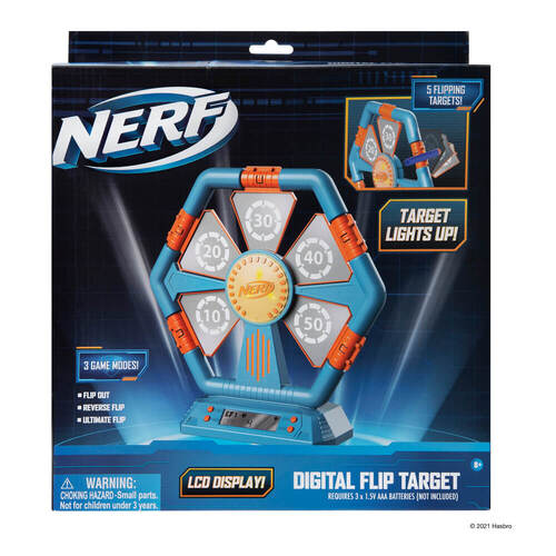 NERF - Digital Flip Target great for gel blasters