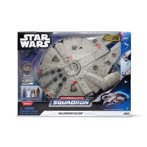 Micro Galaxy STAR WARS Feature Vehicle (9" Vehicle & Figure) - Millennium Falcon