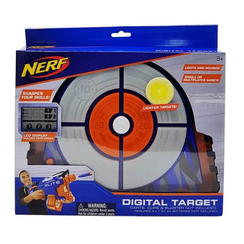 NERF ACCESSORIES Elite Digital Target great for gel blasters