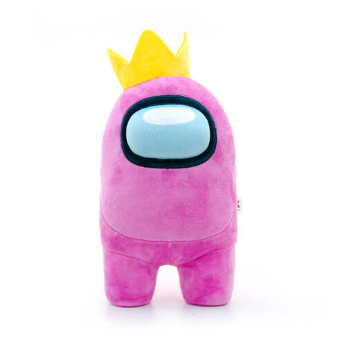 Pink with crown YUMee AMONG US - 12 inch/30cm Plush w/ accessory Asst S3