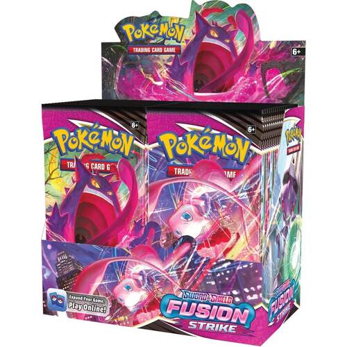 POKEMON TCG Sword and Shield 8 - Fusion Strike Booster SEALED BOX trading cards