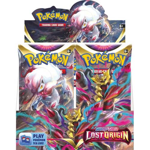 POKÉMON TCG Sword and Shield 11 - Lost Origin Booster s6 packs sealed box trading cards
