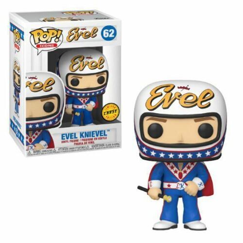 Funko ICONS: Evel Knievel #62 Pop! Vinyl - LIMITED CHASE EDITION!!