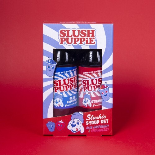 Slush Puppie – Twin Pack Syrups Blue Raspberry and Strawberry 500ml