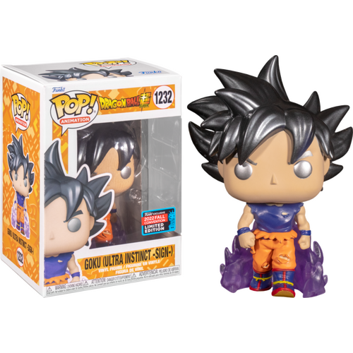 Dragon Ball Super - Goku (Ultra Instinct -Sign-) NYCC 2022 US Exclusive #1232 Pop! Vinyl [RS]