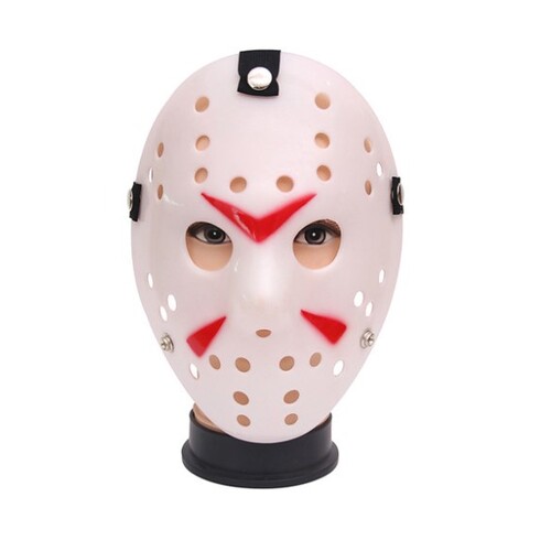 HALLOWEEN FRIDAY THE 13TH IMITATION HOCKEY MASK HORROR (white)