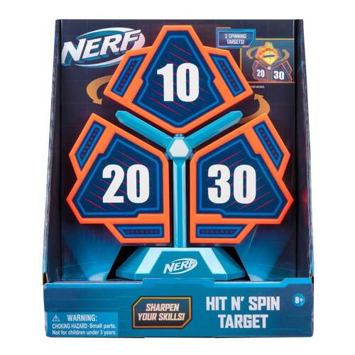 NERF - ELITE Target Hit N' Spin Target great for gel blasters