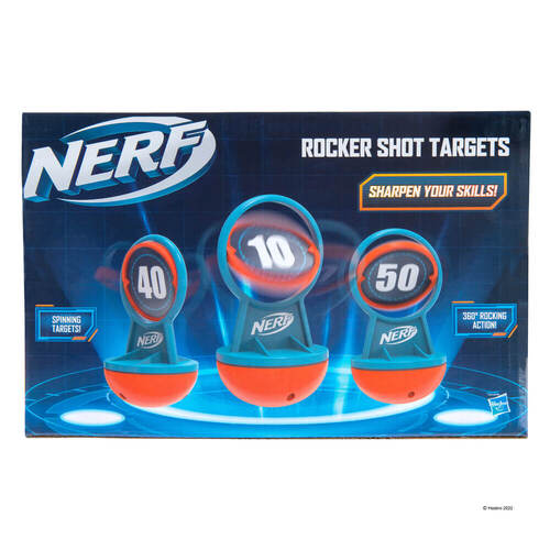 NERF - ELITE Target Rocker Shot Targets 3 x Pack great for gel blasters