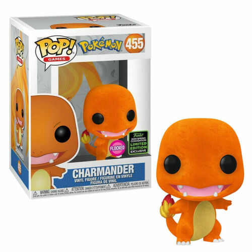 (SW) Pokemon - Charmander Flocked Pop! Vinyl - FunKo #455