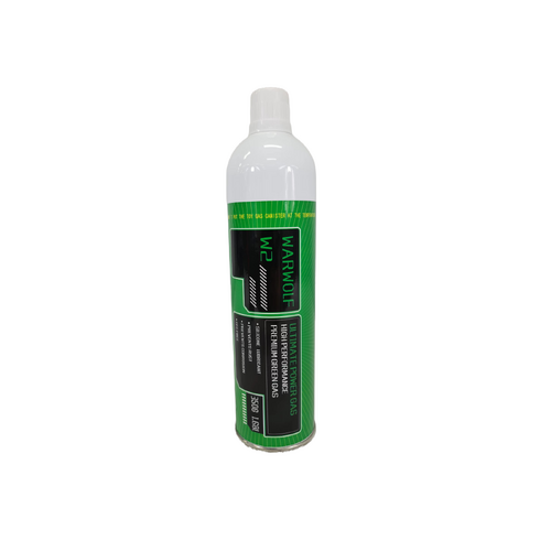 Jumbo sized  Warwolf Green Gas W2 10kg  (2-3 times larger than normal) 1680ml for gel blasters
