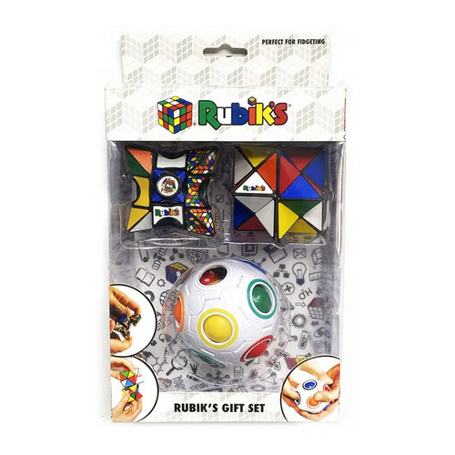 Rubik's Gift Set (Includes Rainbow Ball, Magic Star and Magic Star Spinner)