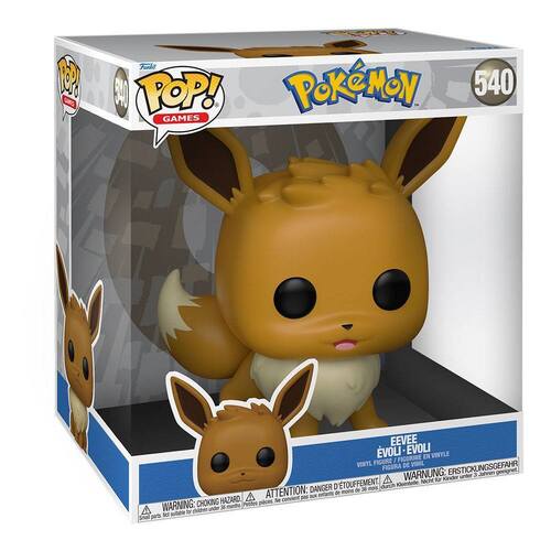 FUNKO Pop Games Pokemon 540 Eeve 'Super Size' `10" pop